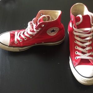 Red Converse All Star High top